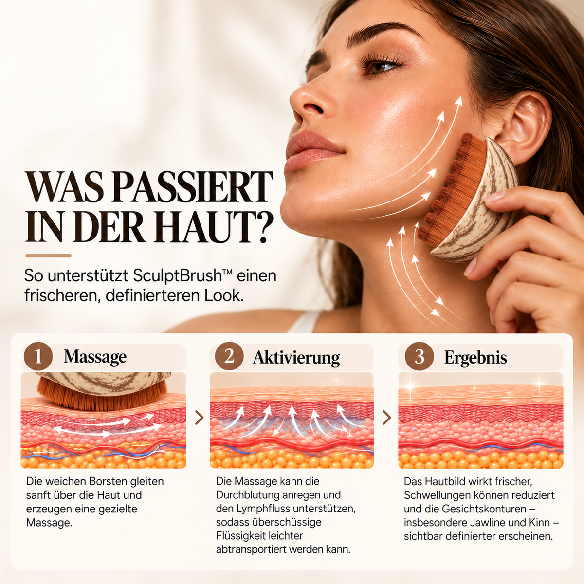SculptBrush – was bei der Gesichtsmassage in der Haut passiert